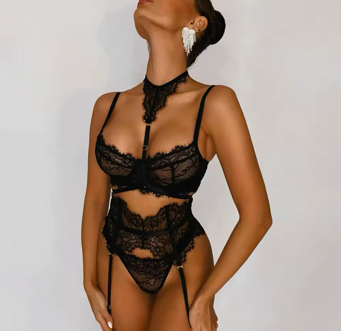 Jessica Set + Choker + Leg Rings