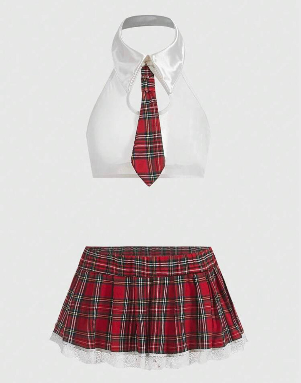 Schoolgirl uniform + underwear