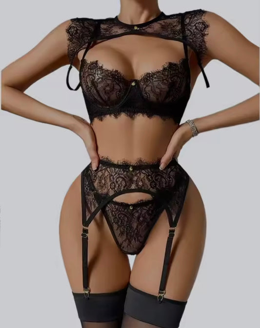 Chanel Mesh Set + Stockings