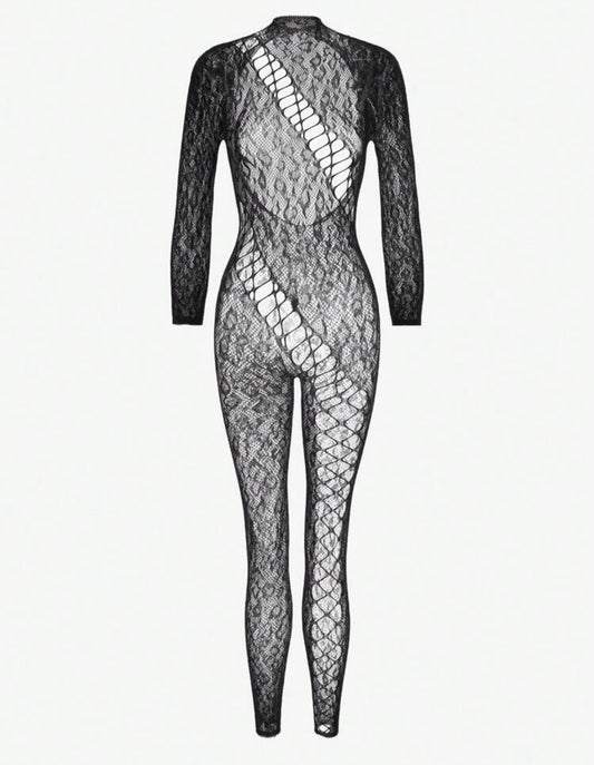 Leopard bodystocking
