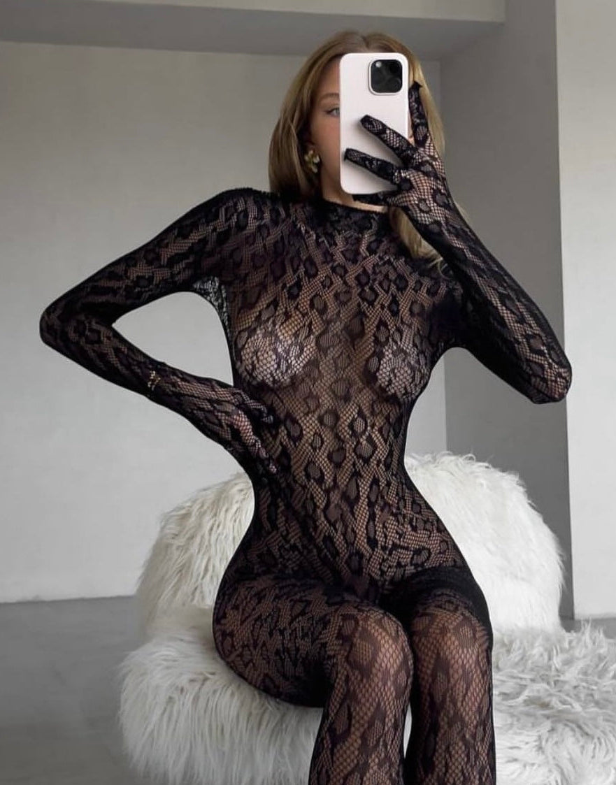 Leopard Bodystocking